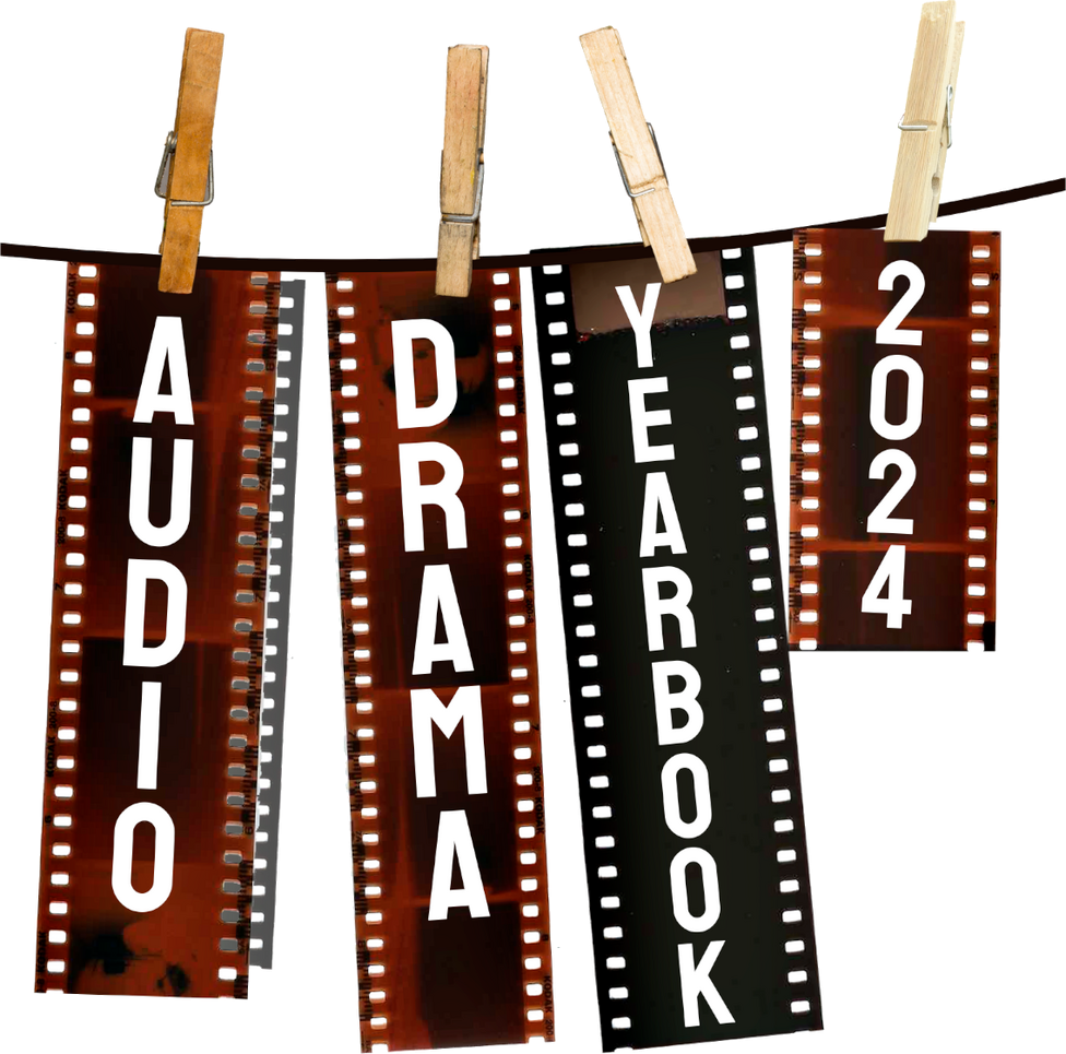 Stencil drawing of two humming birds with their beaks inside trumpet flowers on a black background with a white filigree border